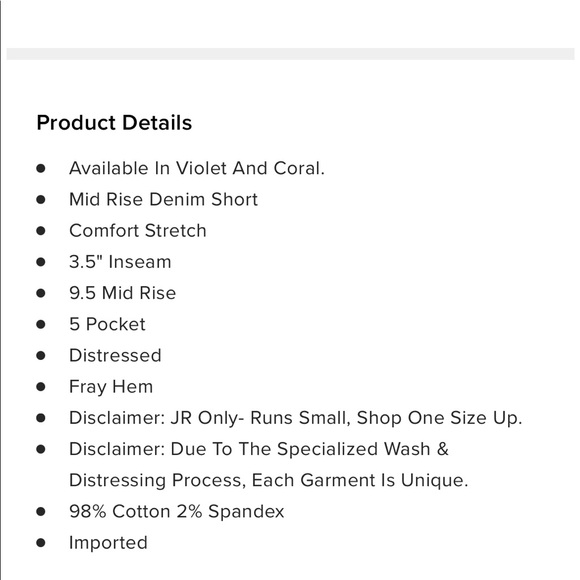 BNWT PINK FASHION NOVA DENIM SHORTS - Picture 8 of 8